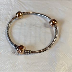 Pandora Bracelet with clips